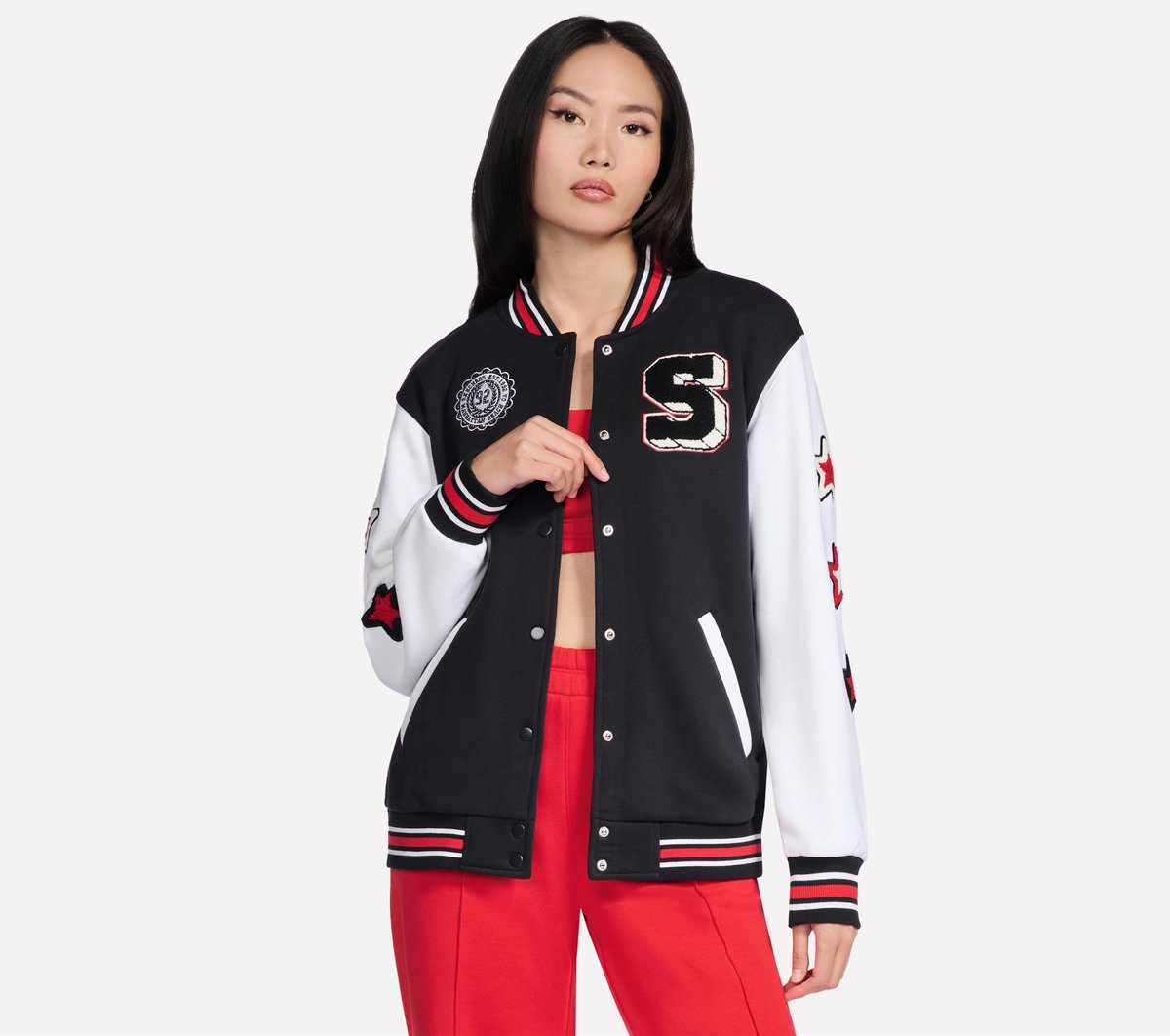 Classic Varsity Jacket / Skechers Women