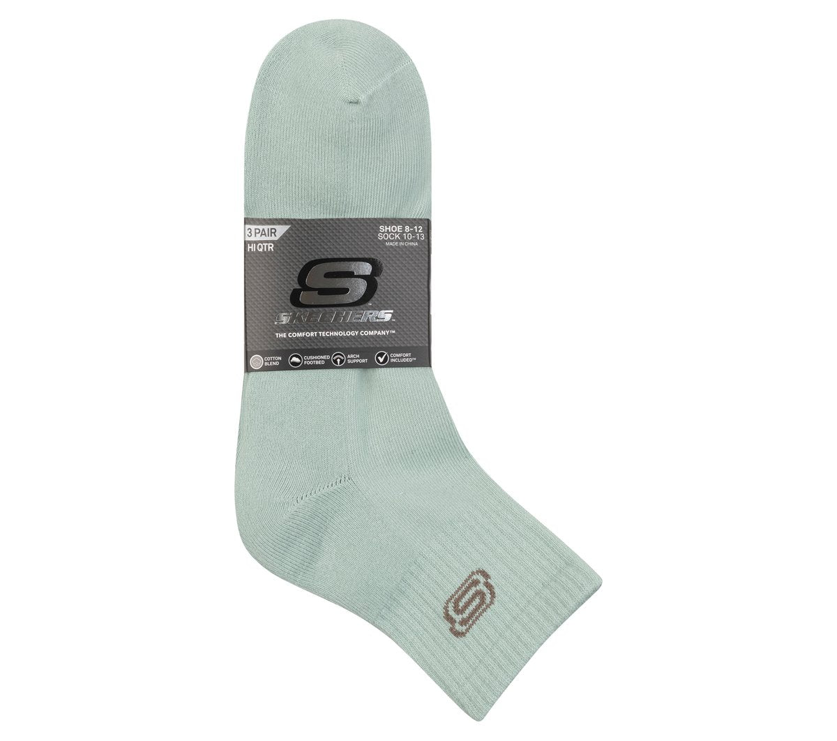 3 Pack Men's Lifestyle Quarter Socks / Skechers Men|Clothing