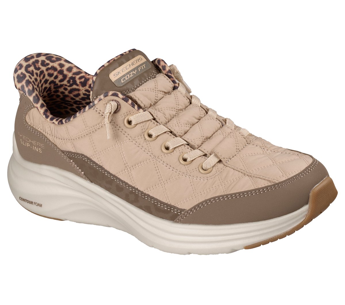 Slip-ins: Contour Foam - Cozy Fit Leopard Dream / Skechers Women