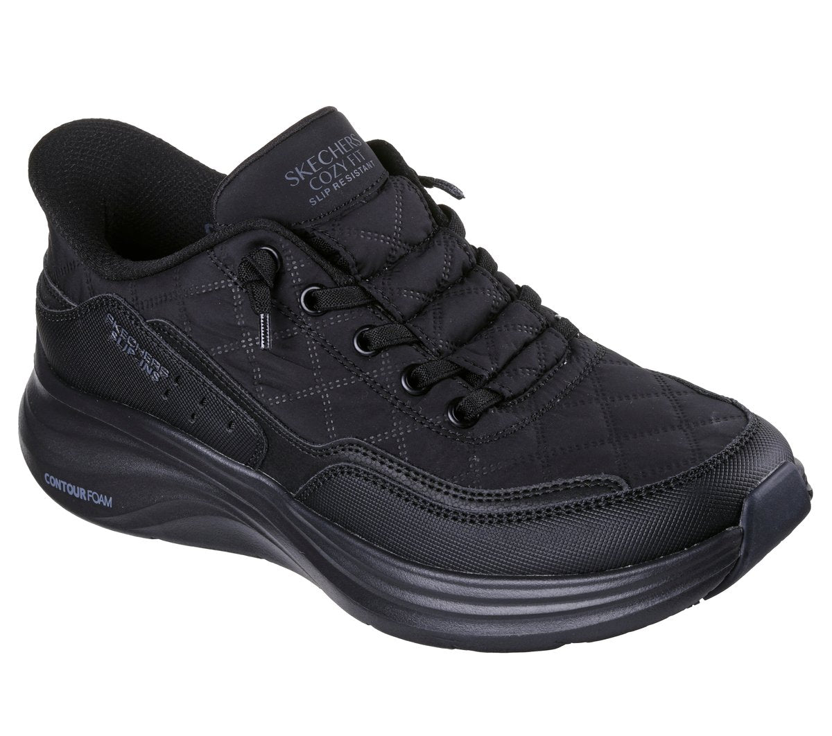 Slip-ins Work Slip-Resistant: Contour Foam - Cozy Fit / Skechers Women