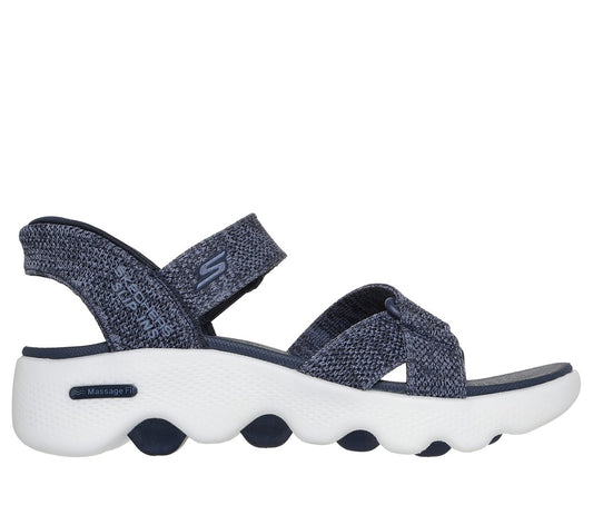 Slip-ins: GO WALK Massage Fit Sandal - Heather / Skechers Women