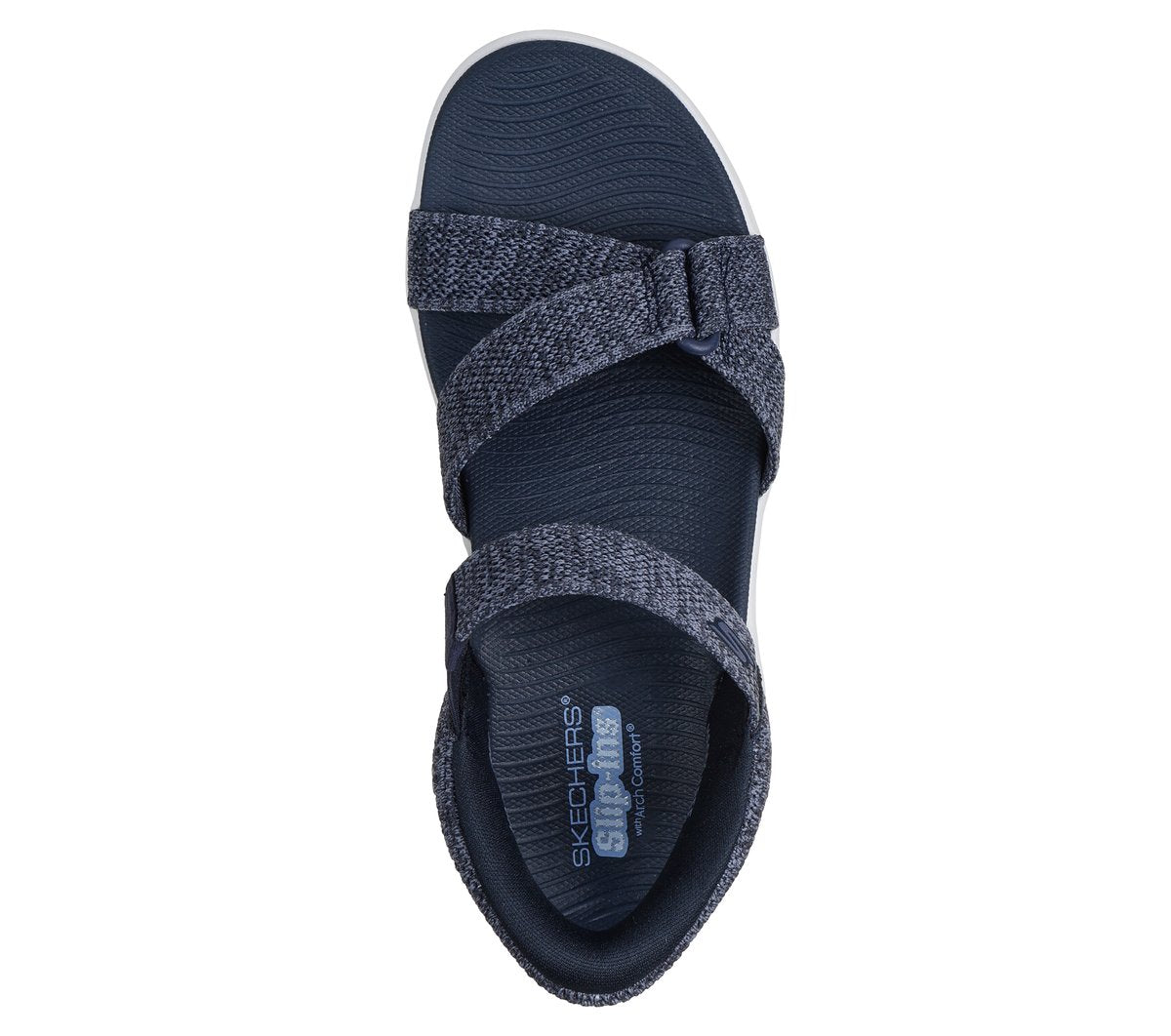 Slip-ins: GO WALK Massage Fit Sandal - Heather / Skechers Women