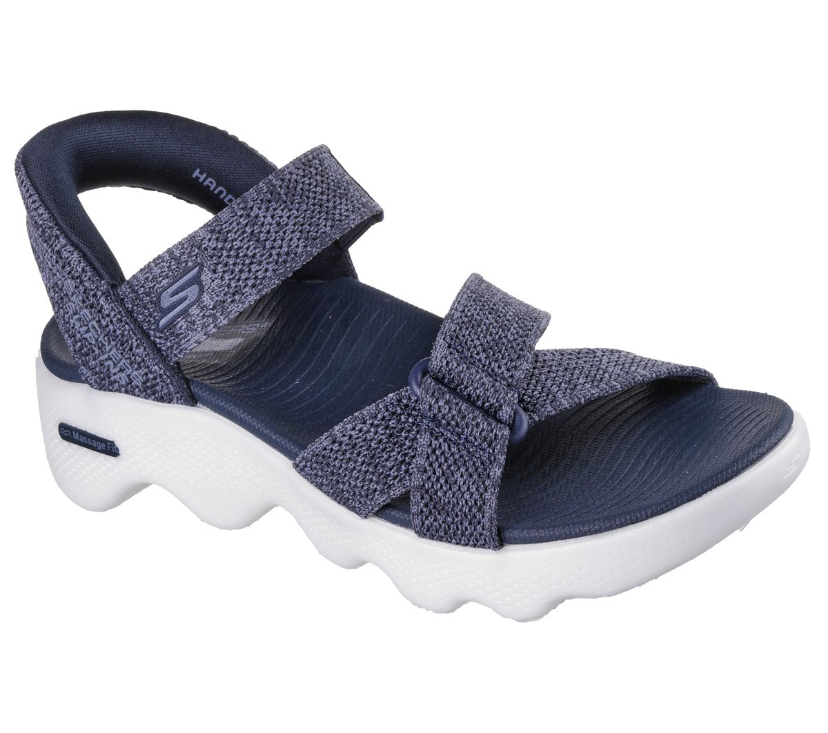 Slip-ins: GO WALK Massage Fit Sandal - Heather / Skechers Women