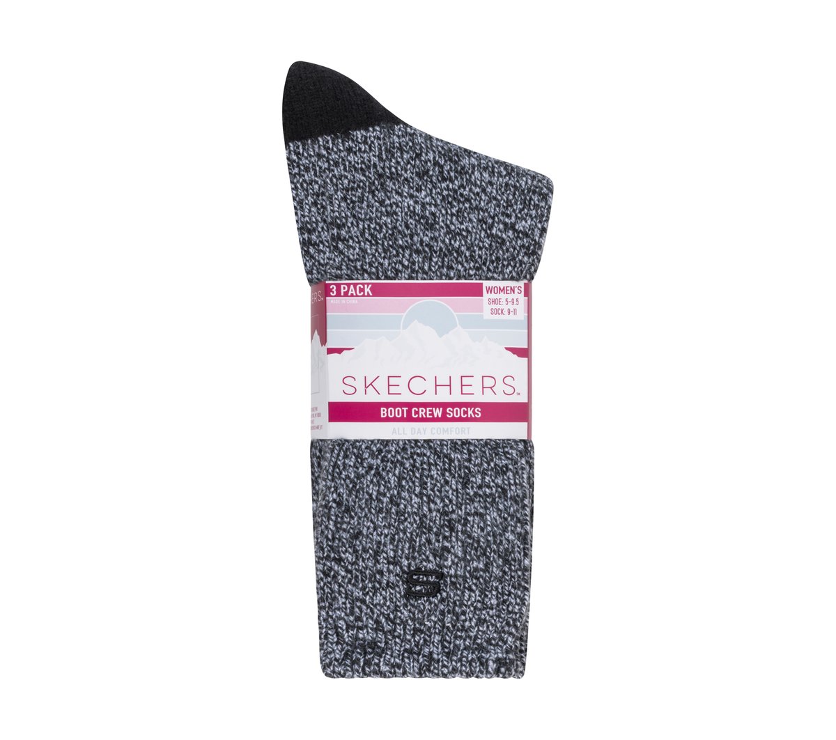 Super Soft Boot Crew Socks - 3 Pack / Skechers Women|Clothing