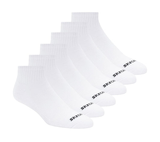 6 Pack Core Quarter Medium Socks / Skechers Women|Clothing
