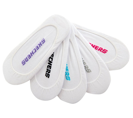 5 Pack Non Terry Solid Liner Socks / Skechers Women|Clothing