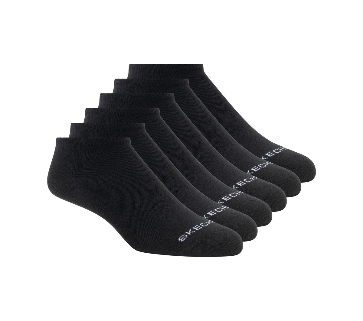 Cotton No-Show Socks - 6 Pack / Skechers Women|Clothing