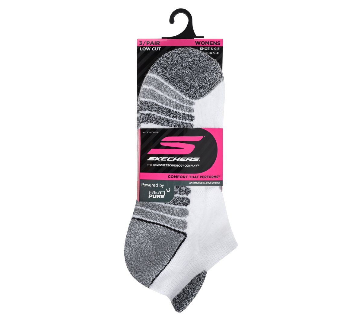 3 Pack Women's Half Terry Low Cut Socks / Skechers Women|Clothing