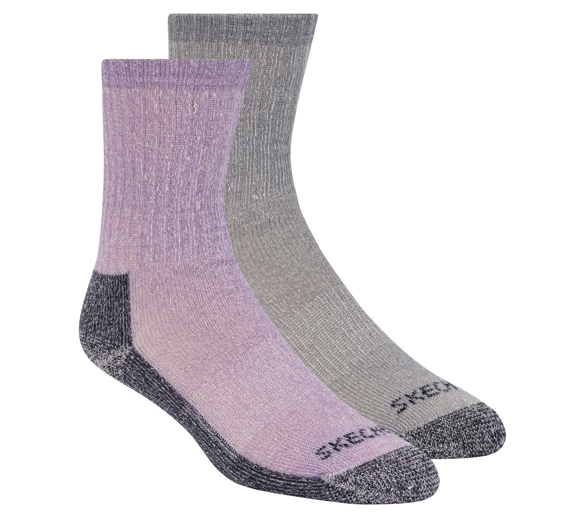2 Pack Women's Crew Wool Socks / Skechers Women|Clothing