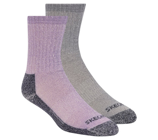 2 Pack Women's Crew Wool Socks / Skechers Women|Clothing
