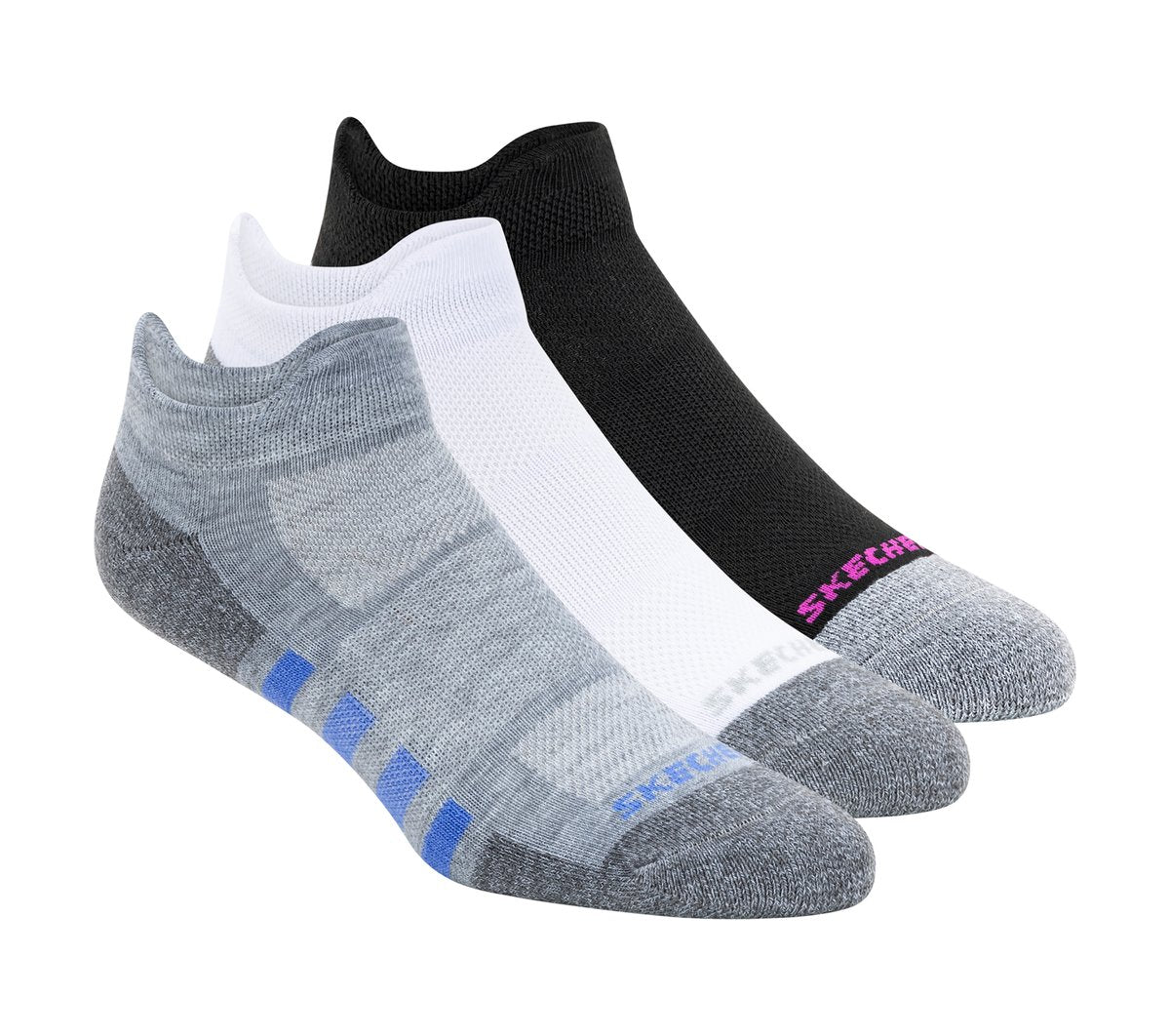 Work: Lowcut Heel Tab Socks - 3 Pack / Skechers Women|Clothing