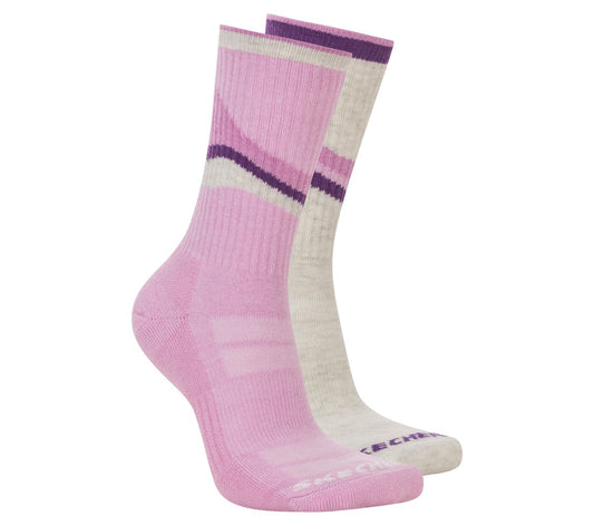 2 Pack Women's Crew Trail Socks / Skechers Women|Clothing