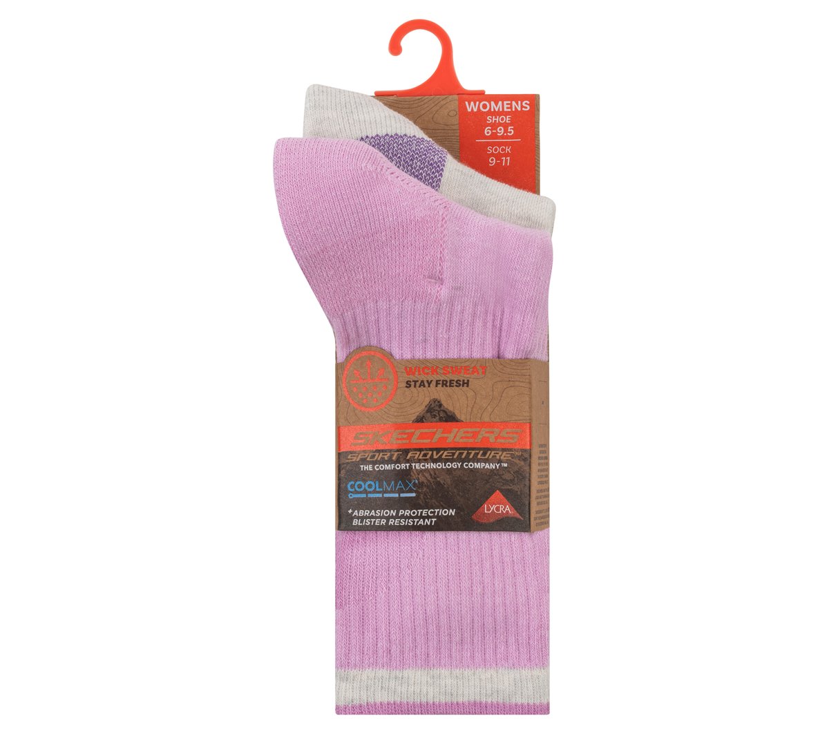 2 Pack Women's Crew Trail Socks / Skechers Women|Clothing
