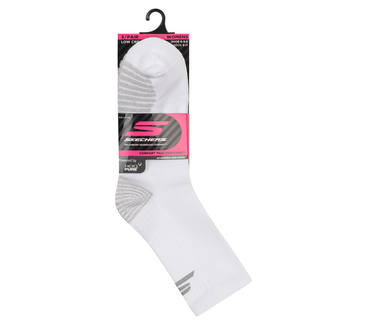 3 Pack Women's Half Terry Low Crew Socks / Skechers Women|Clothing