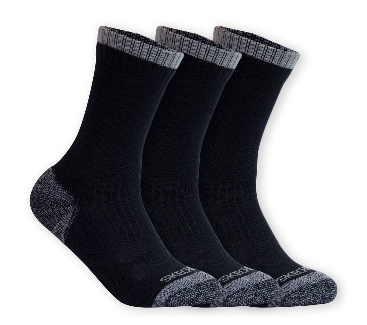 3 Pack Half Terry Work Crew Socks / Skechers Women|Men|Clothing