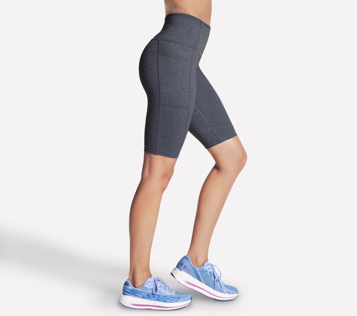 GO WALK High Waisted 10 Inch Bike Short / Skechers Women