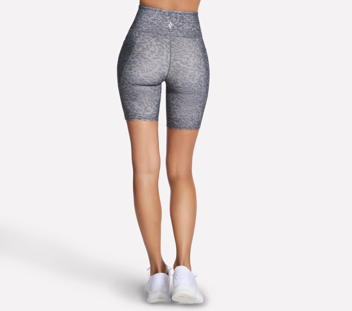 GO FLEX Printed High Waisted 8 Inch Bike Short / Skechers Women