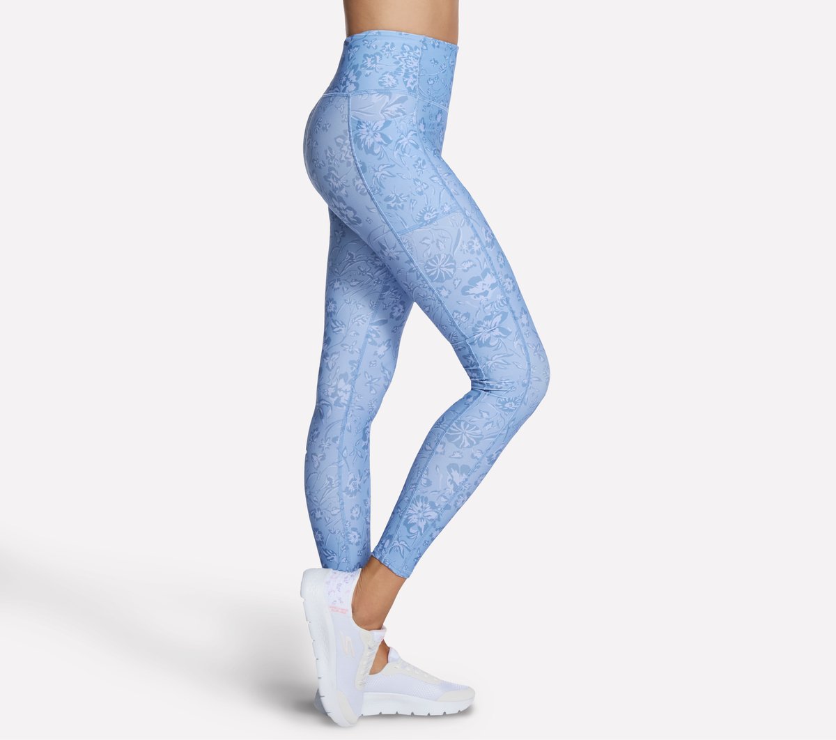 GO WALK Printed Full Length High-Waisted Legging / Skechers Women