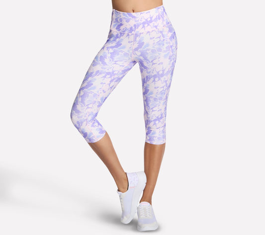GO FLEX Printed High Waisted Capri / Skechers Women