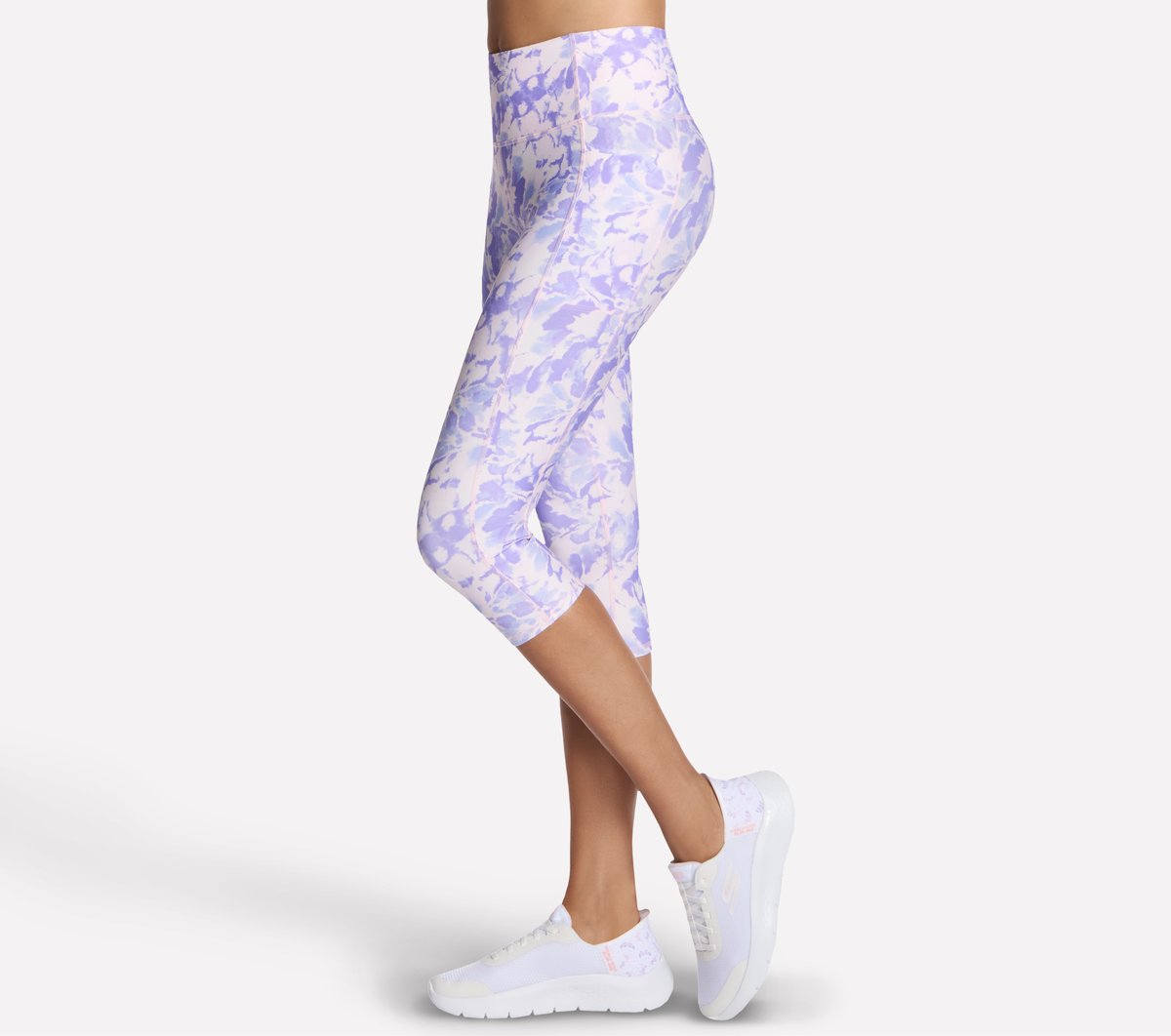 GO FLEX Printed High Waisted Capri / Skechers Women