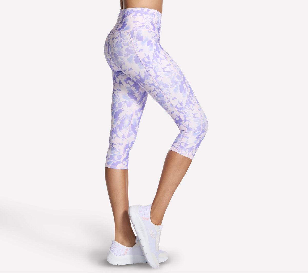 GO FLEX Printed High Waisted Capri / Skechers Women