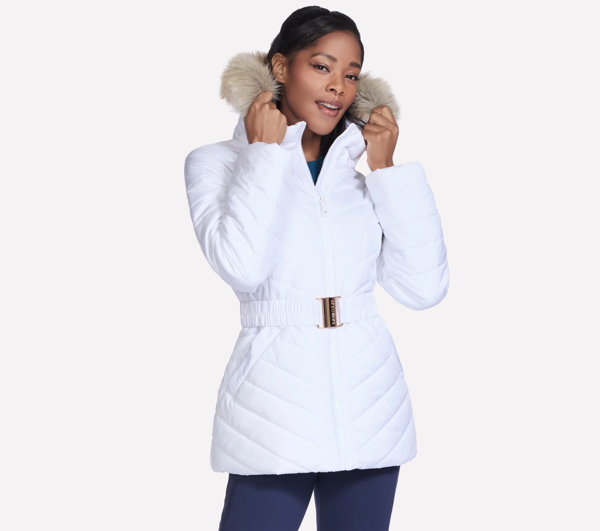 On-The-GO GO SHIELD Cozy Fit Belted Parka / Skechers Women