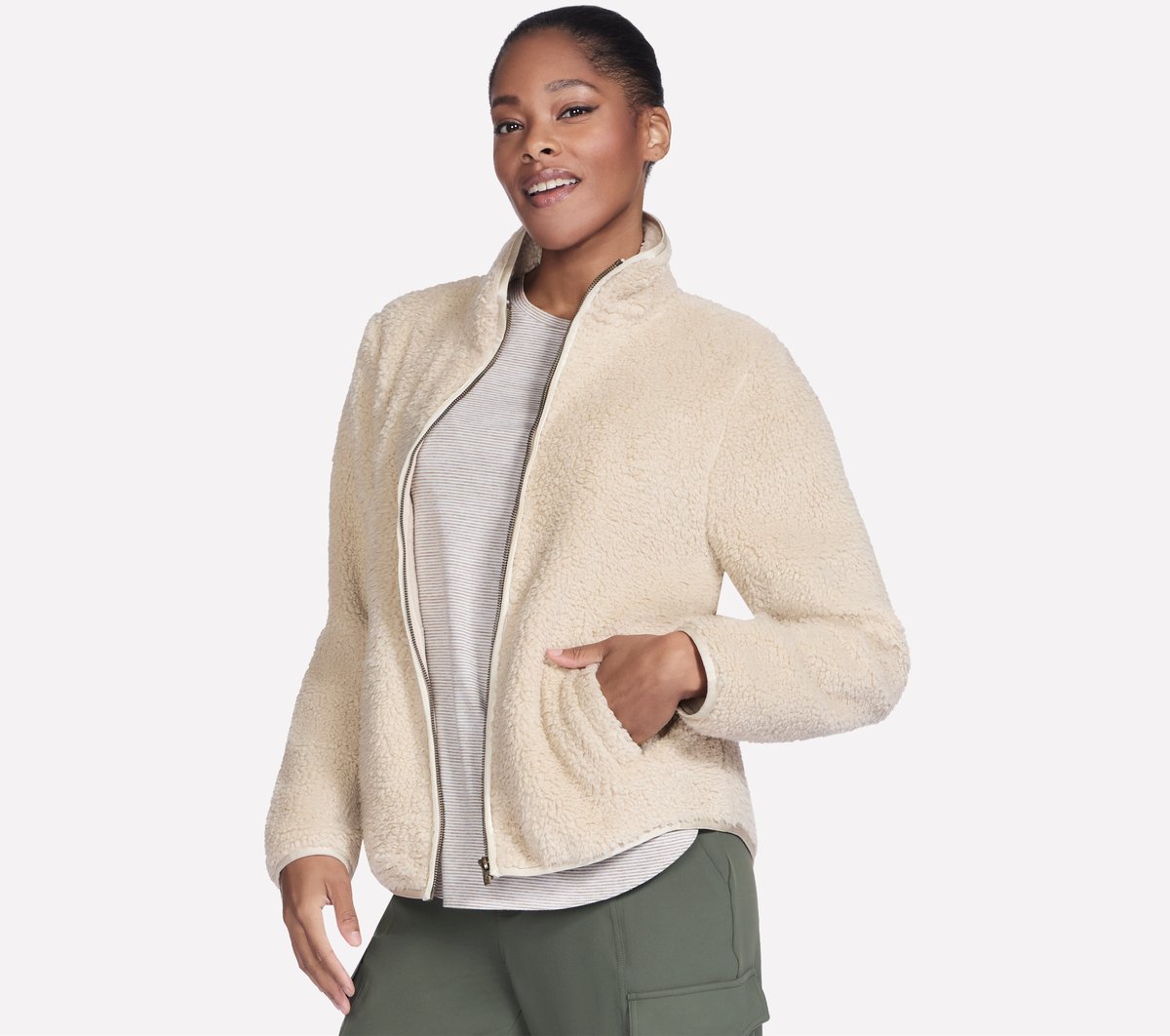 Skech-Sherpa Jacket / Skechers Women