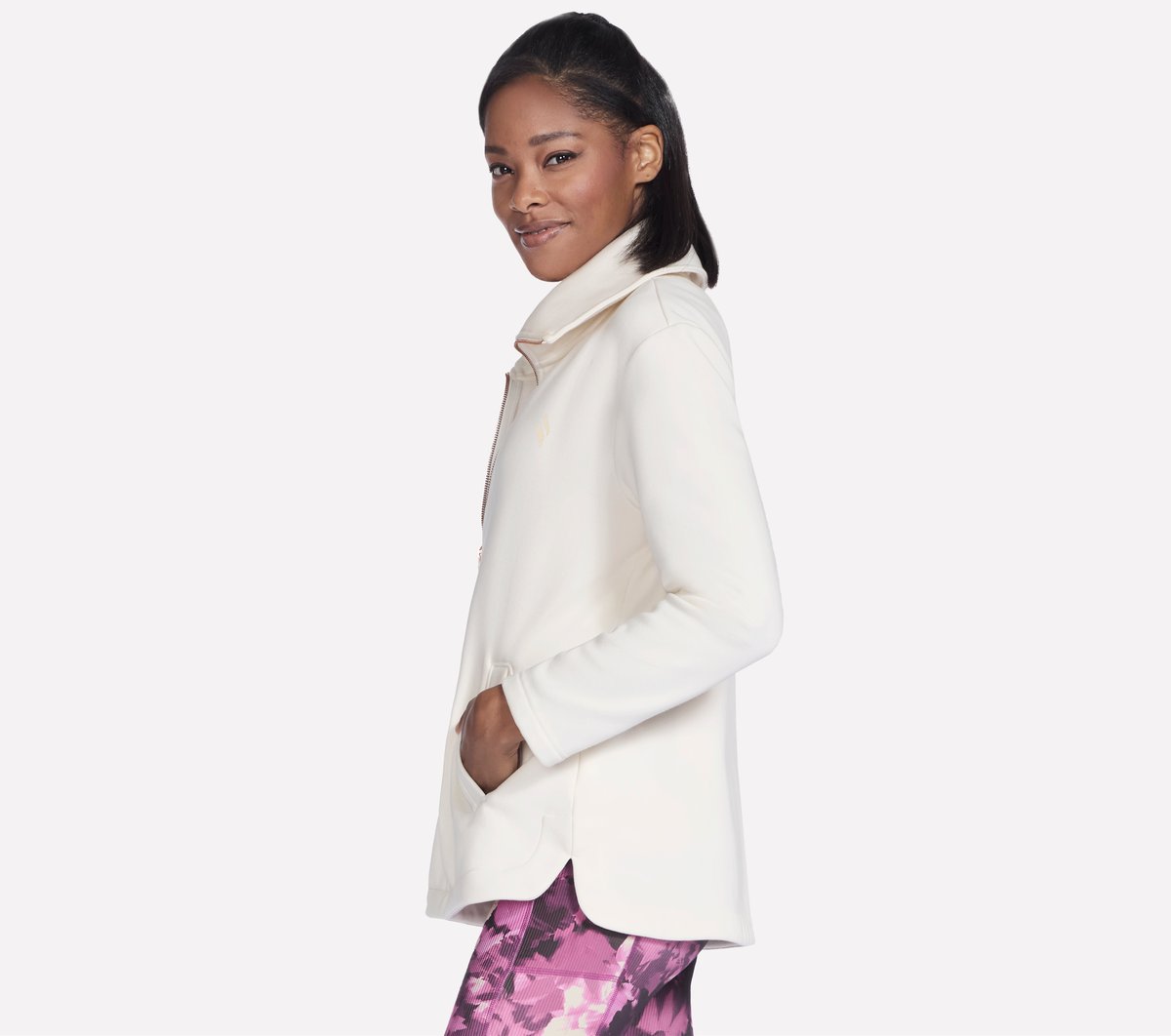 GO SNUGGLE Tunic Full Zip Jacket / Skechers Women
