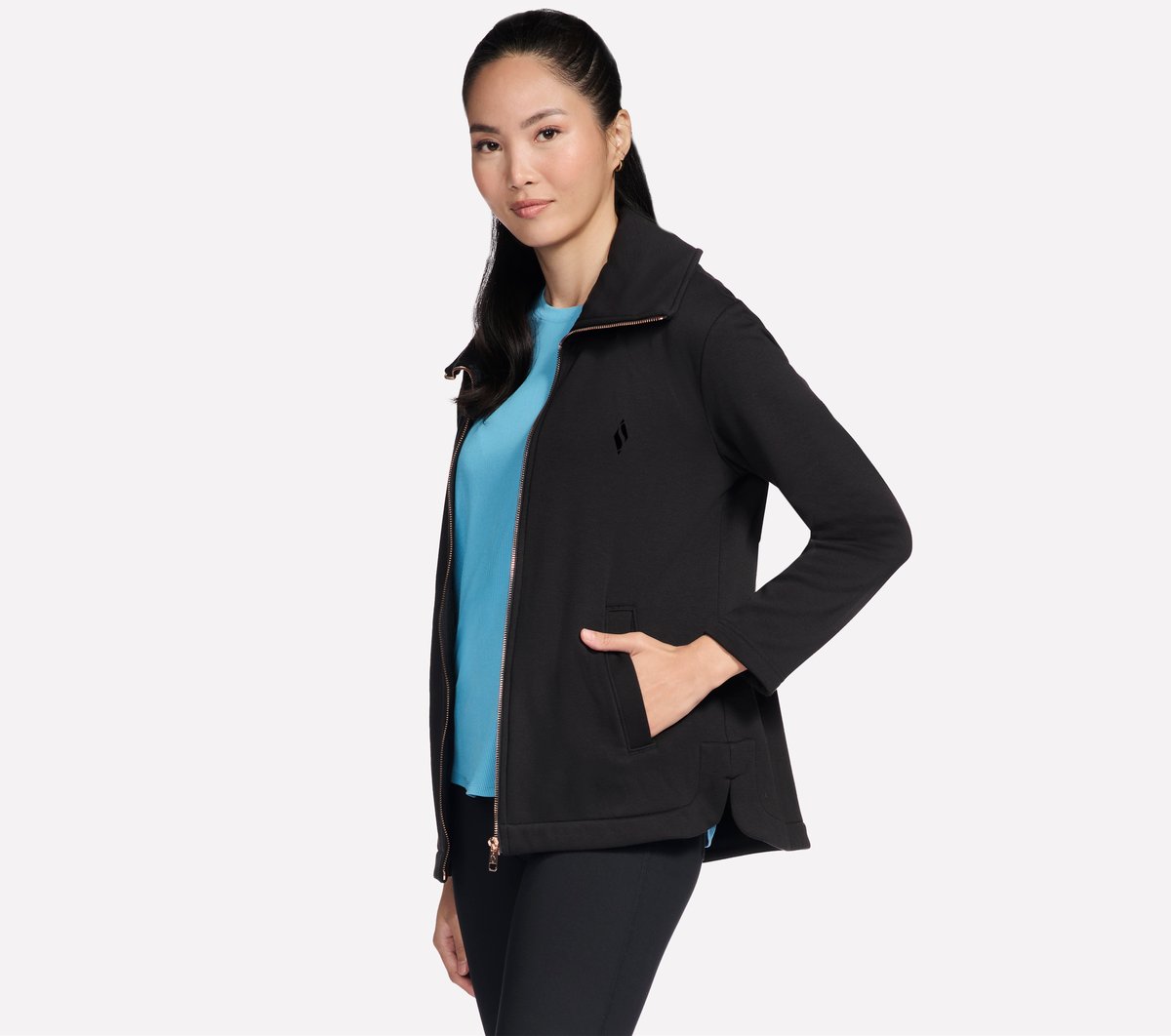 GO SNUGGLE Tunic Full Zip Jacket / Skechers Women