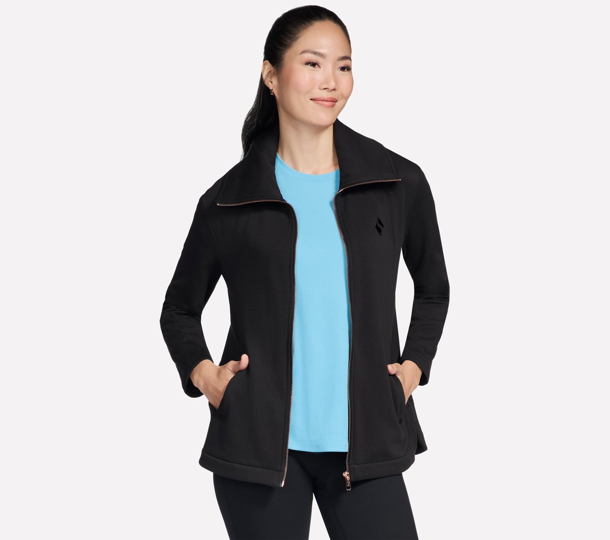 GO SNUGGLE Tunic Full Zip Jacket / Skechers Women