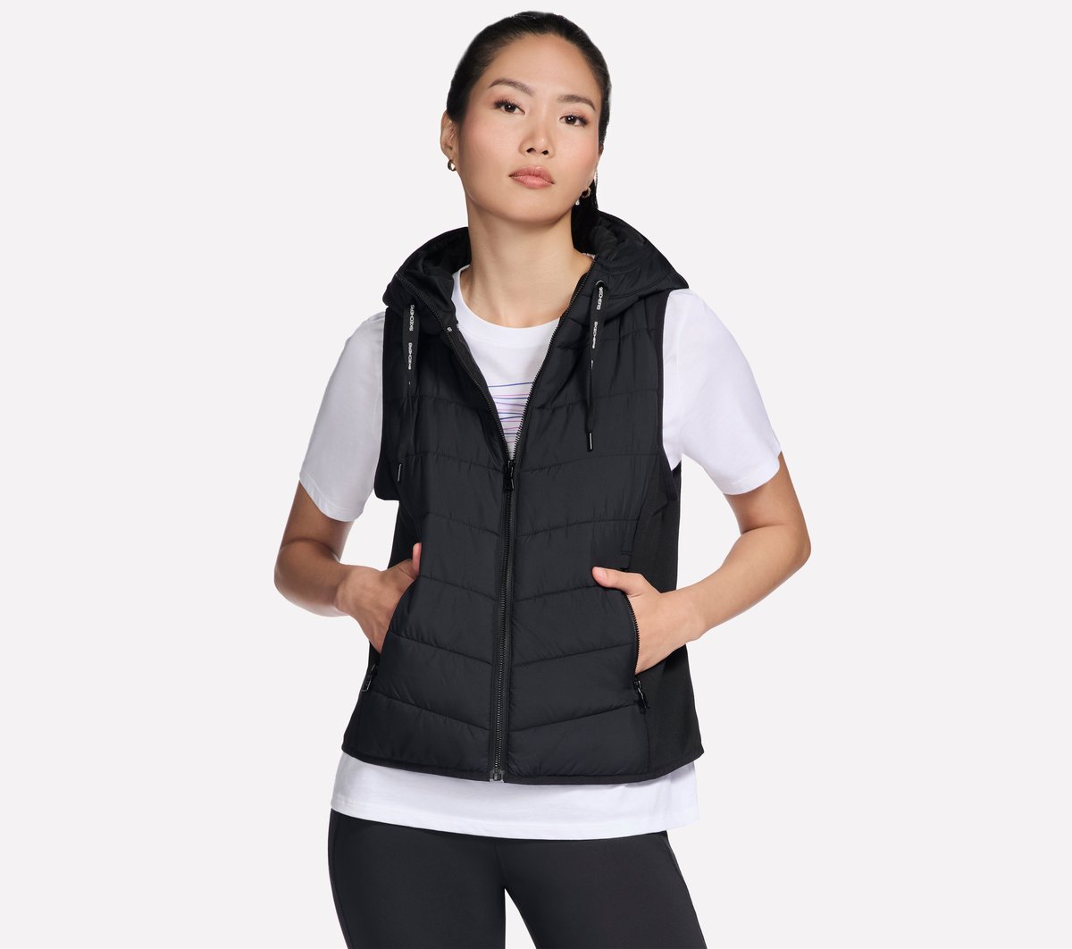 Performance Elite Cozy Fit Hooded Vest / Skechers Women