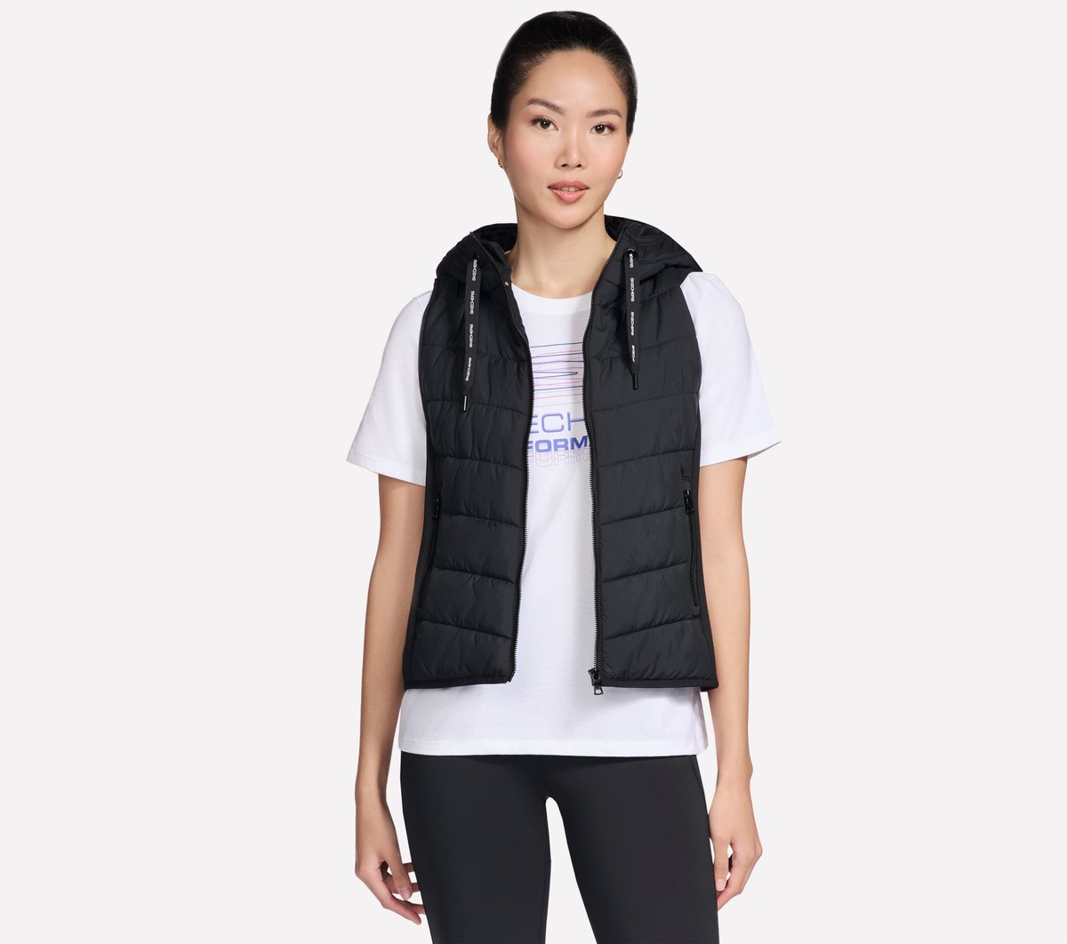 Performance Elite Cozy Fit Hooded Vest / Skechers Women