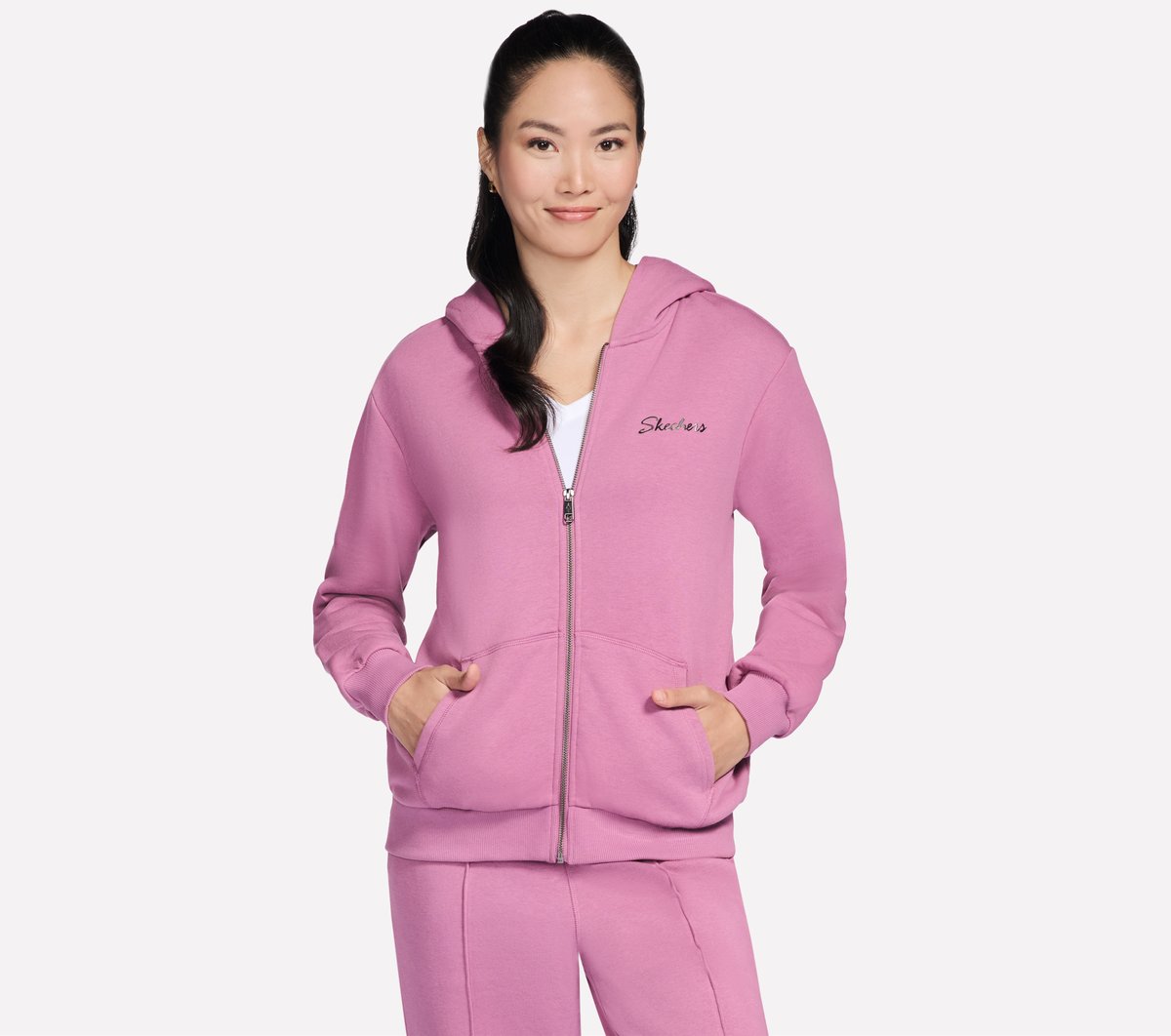 SKECH SWEATS Signature Full Zip Hoodie / Skechers Women