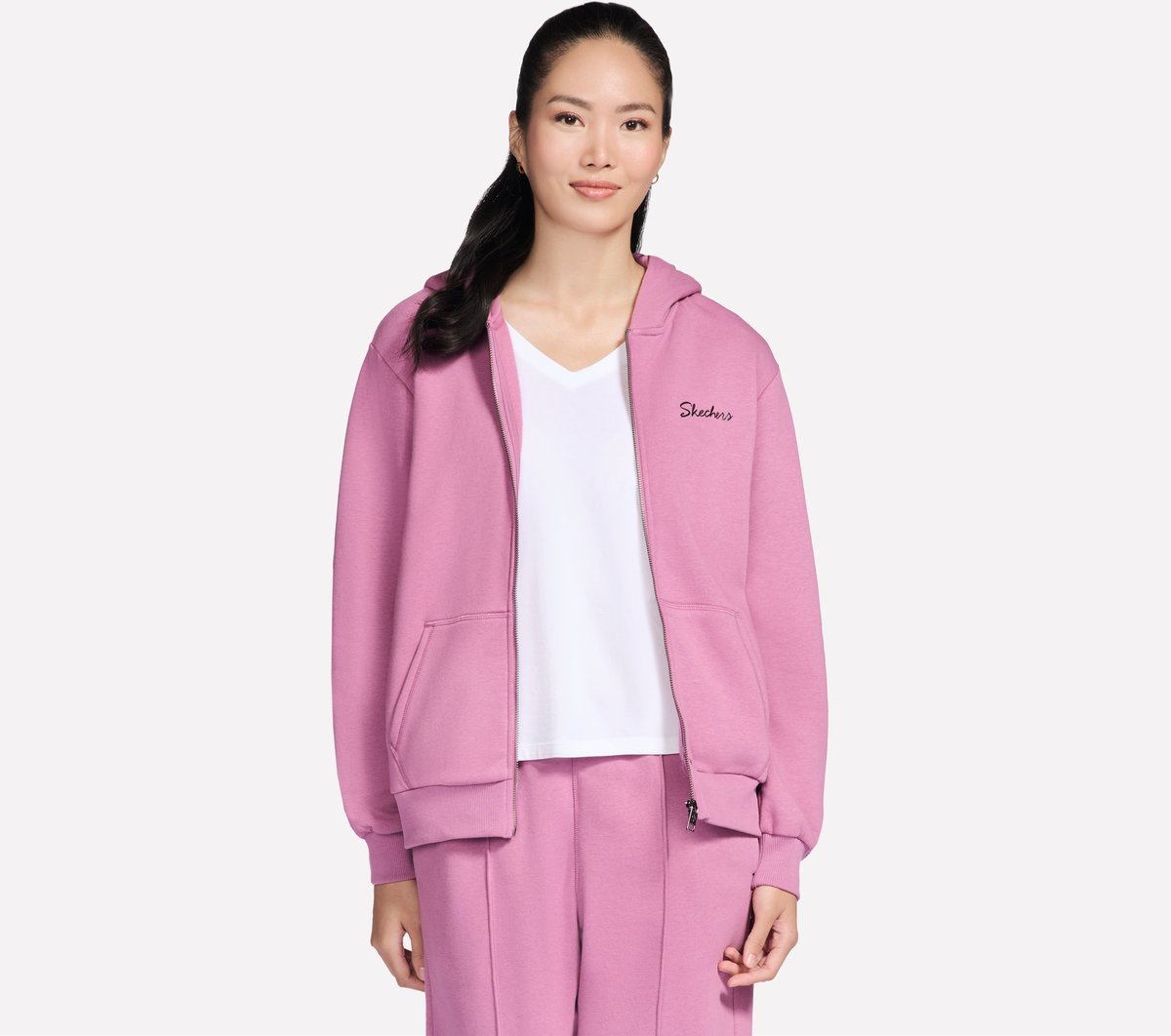 SKECH SWEATS Signature Full Zip Hoodie / Skechers Women