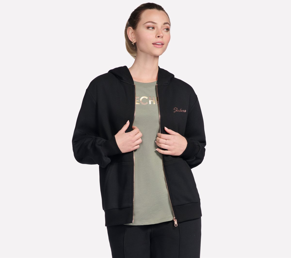 SKECH SWEATS Signature Full Zip Hoodie / Skechers Women