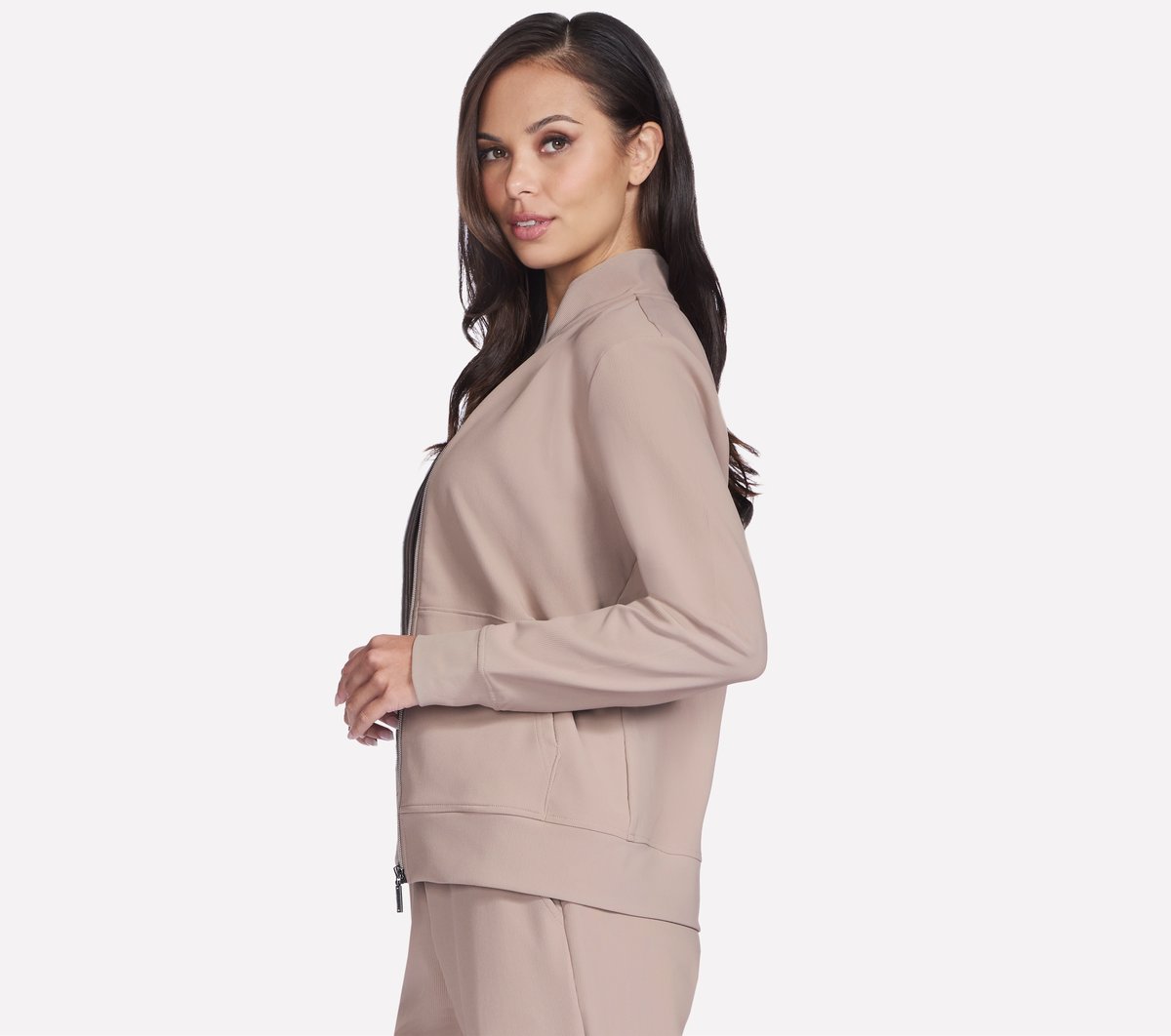 GO Luxe Rib Everyday Full Zip Jacket / Skechers Women