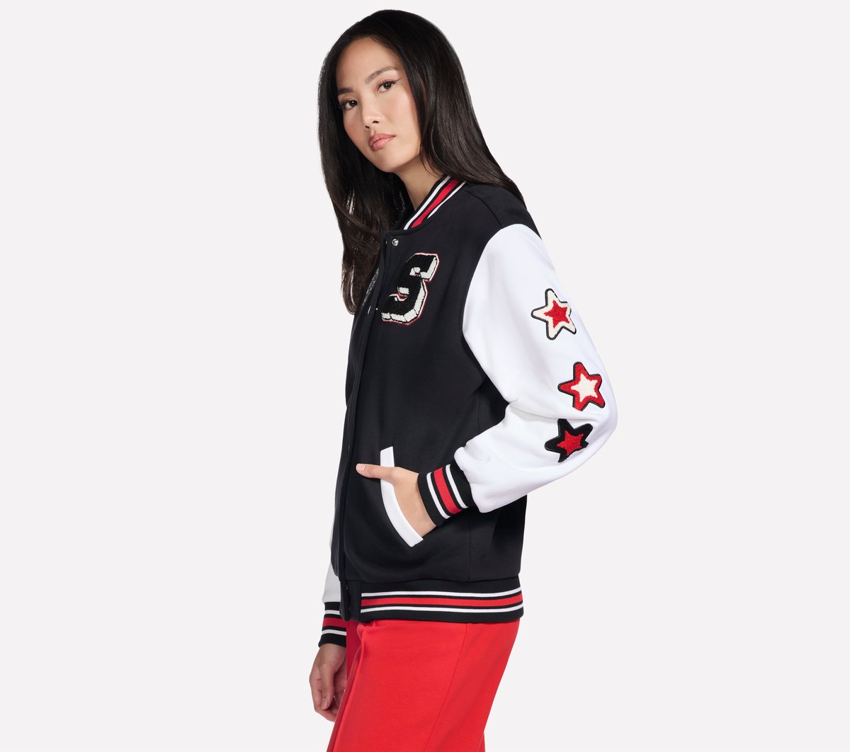 Classic Varsity Jacket / Skechers Women