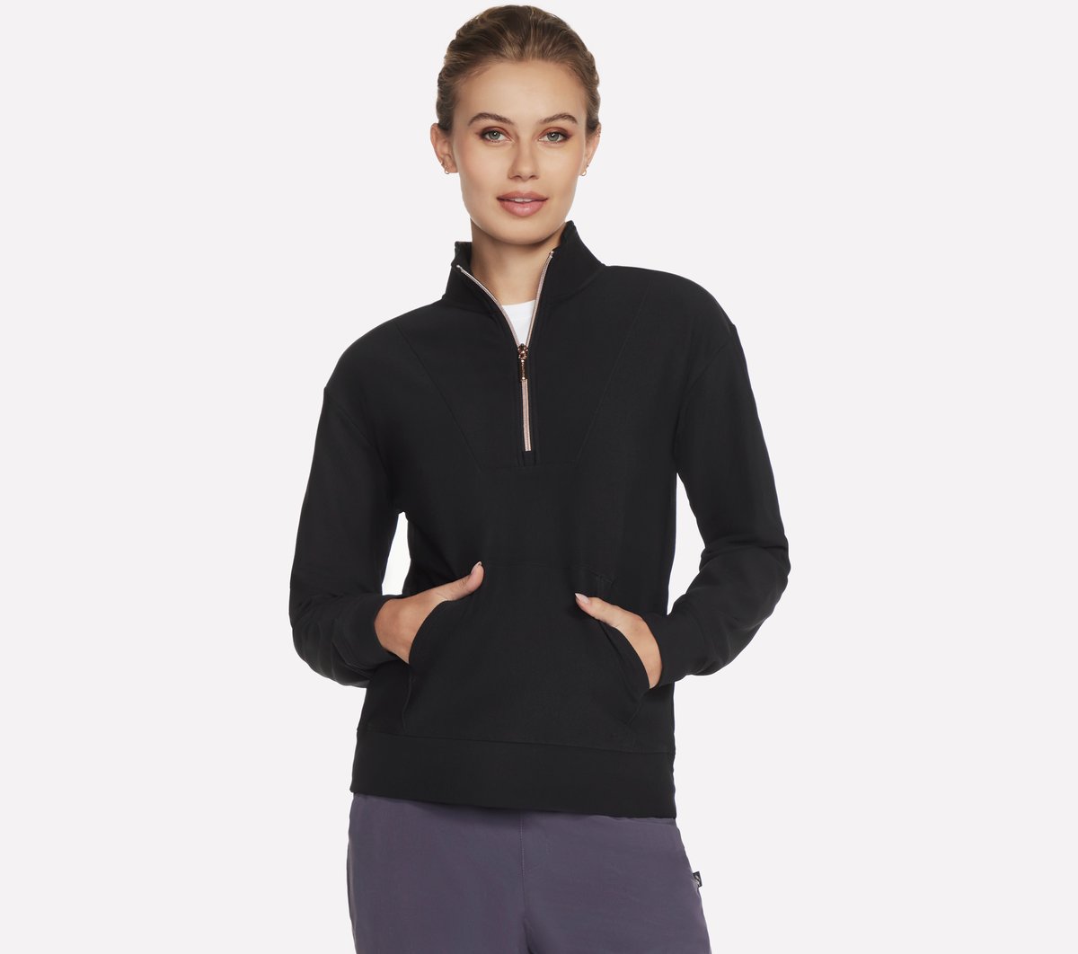GO LUXE Rib 1/4 Zip / Skechers Women