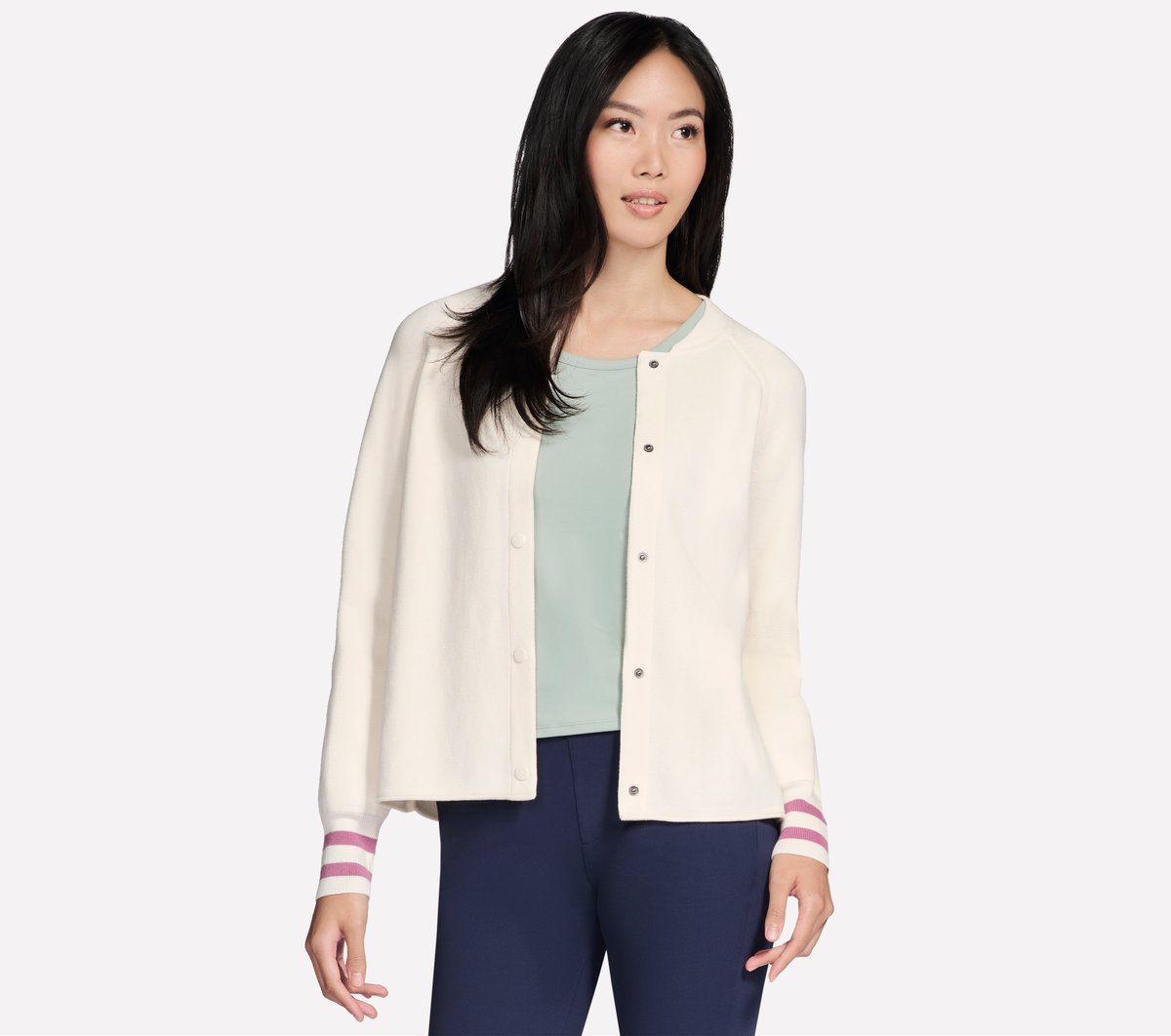 GO WALK Reflection Sweater Bomber / Skechers Women
