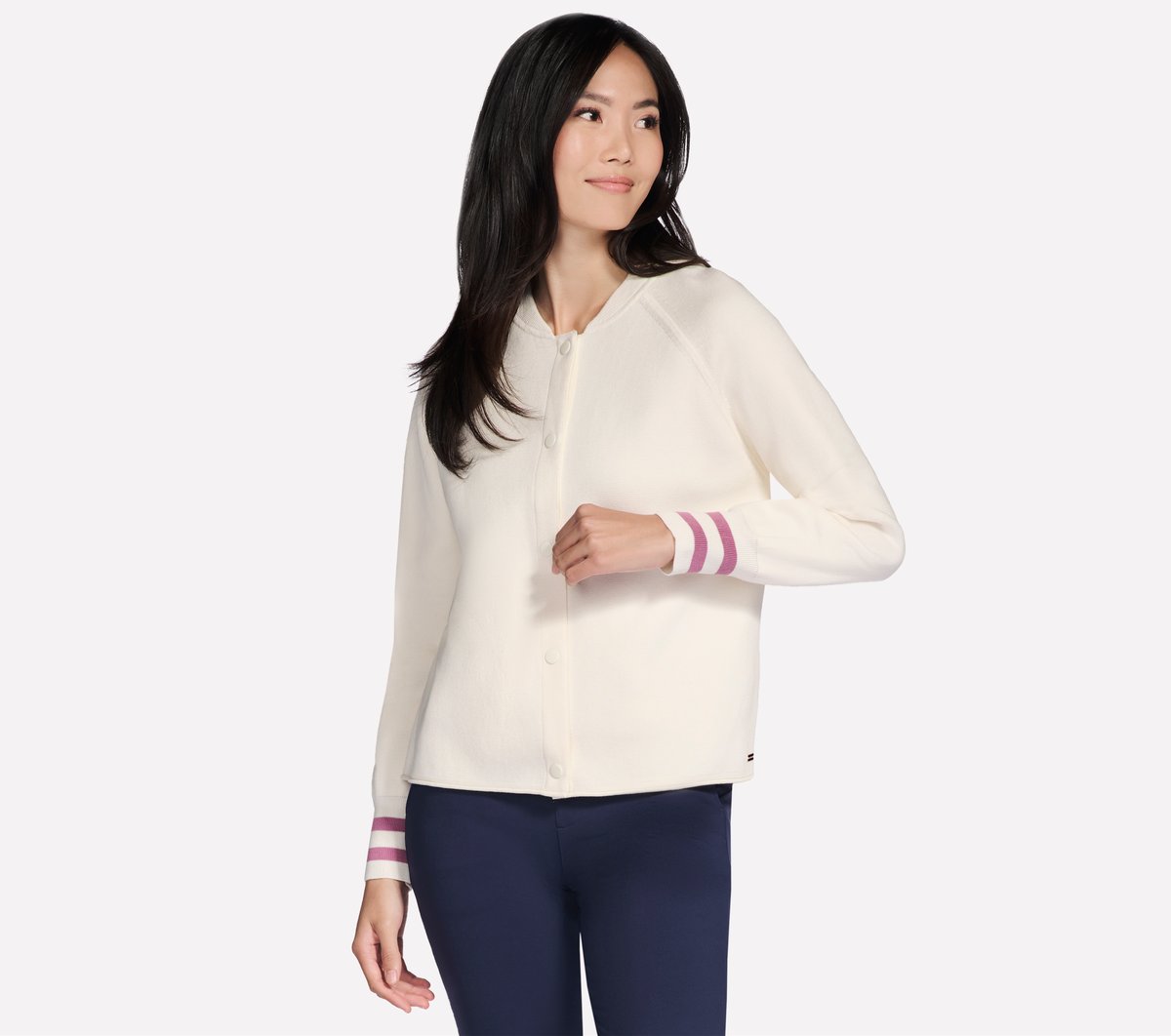 GO WALK Reflection Sweater Bomber / Skechers Women