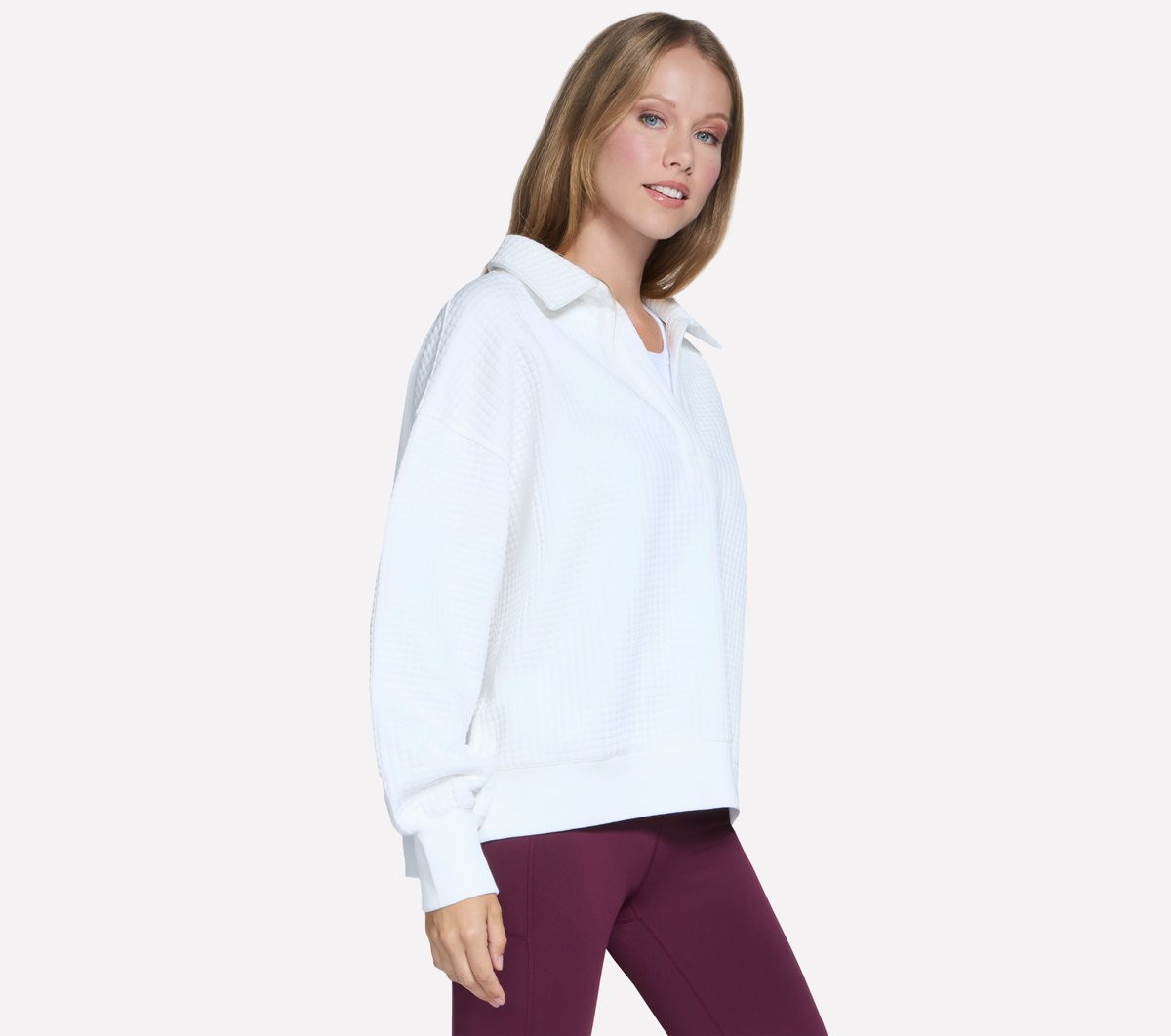 Downtown Cozy Fit Collared Long Sleeve / Skechers Women