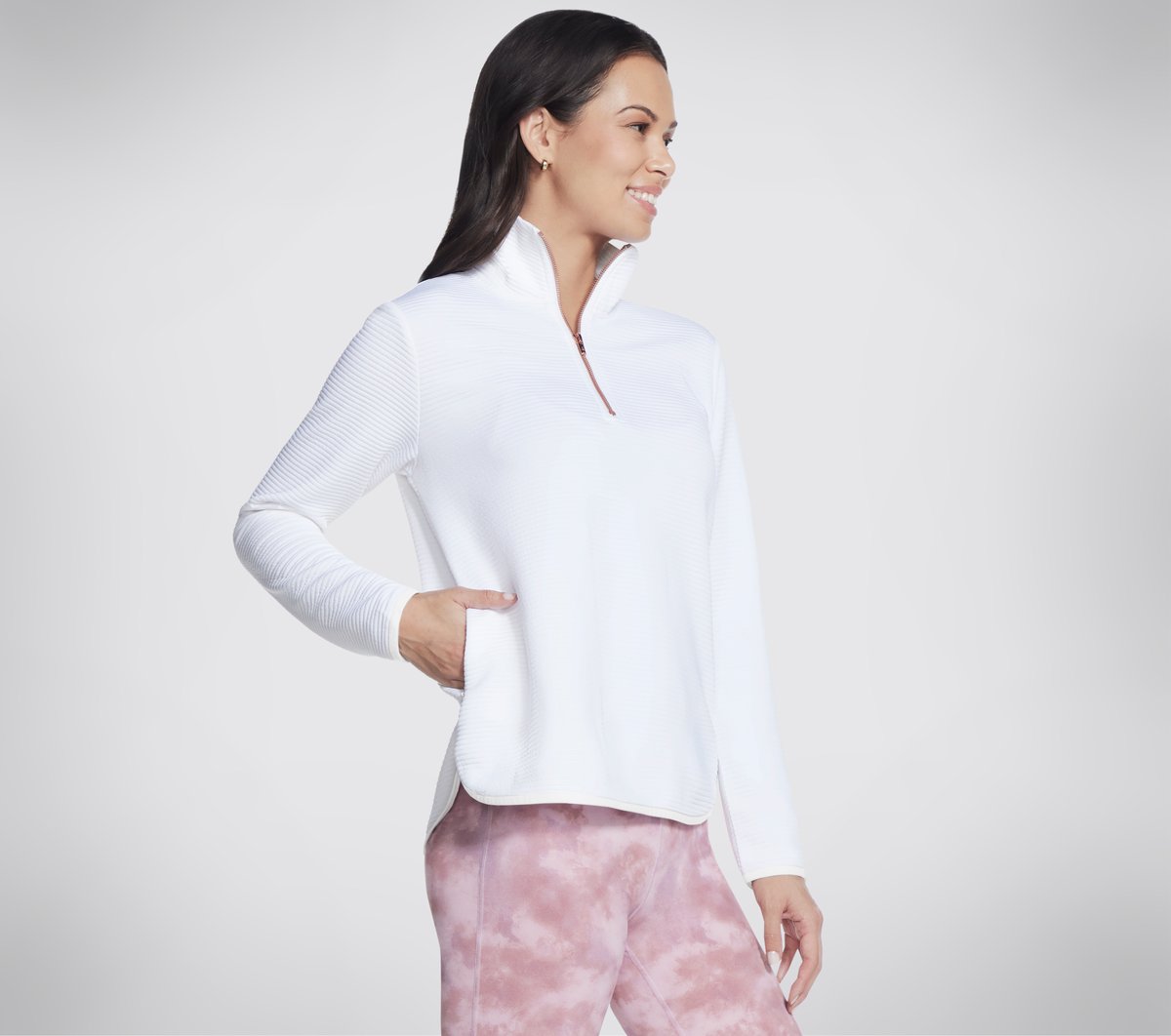 Soft Knit Ottoman 1/4 Zip / Skechers Women