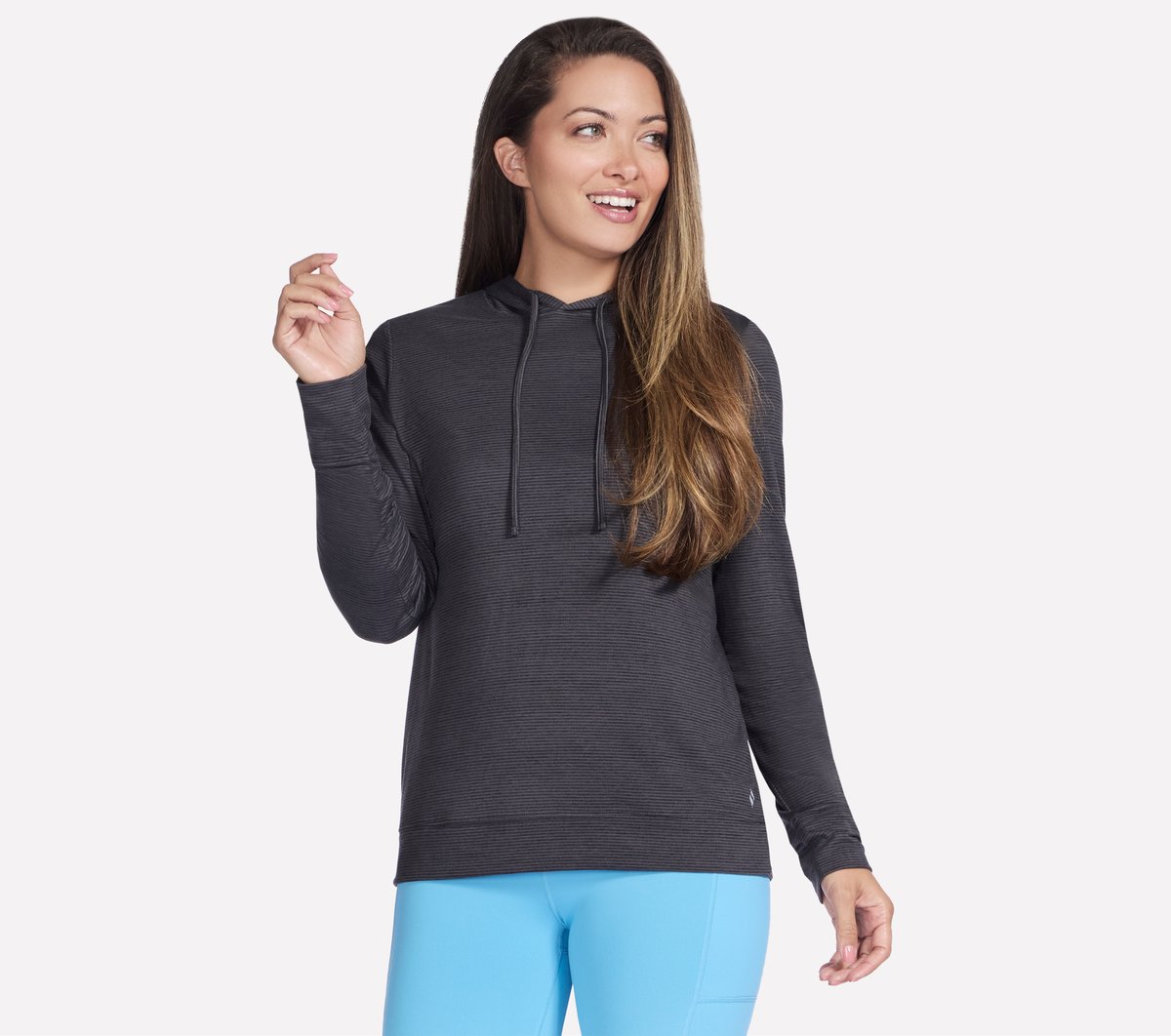 GO DRI Swift Stripe Hoodie / Skechers Women