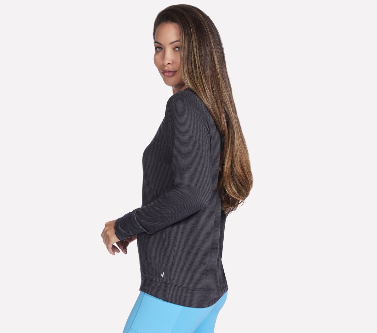 GO DRI Swift Stripe Hoodie / Skechers Women