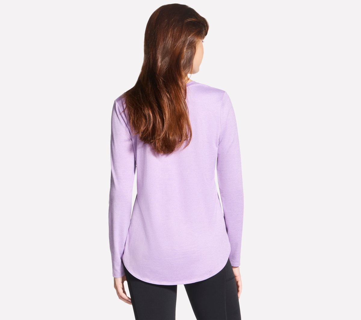 GO DRI Swift Stripe Long Sleeve / Skechers Women