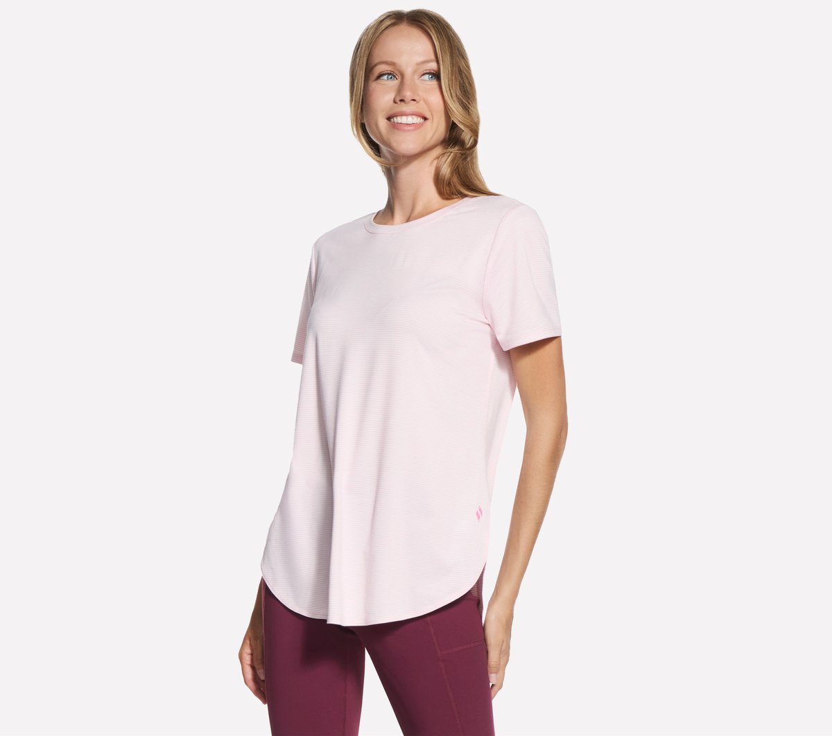 GO DRI Swift Stripe Tunic Tee / Skechers Women