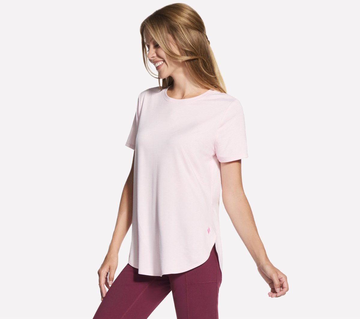 GO DRI Swift Stripe Tunic Tee / Skechers Women