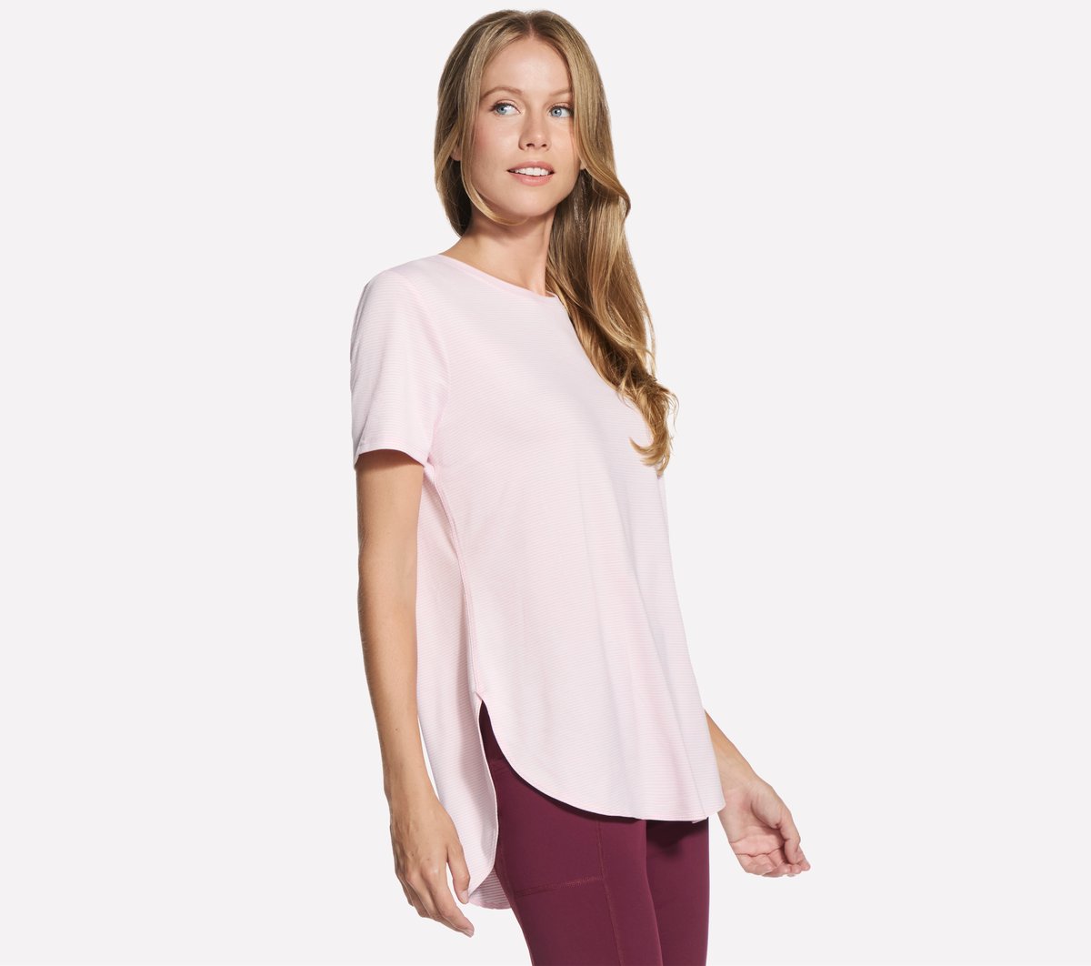 GO DRI Swift Stripe Tunic Tee / Skechers Women