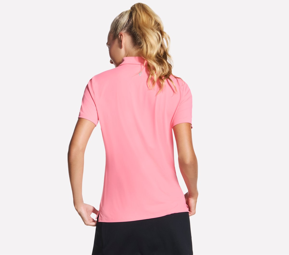 GO GOLF Short Sleeve Birdie Zip Front Polo / Skechers Women