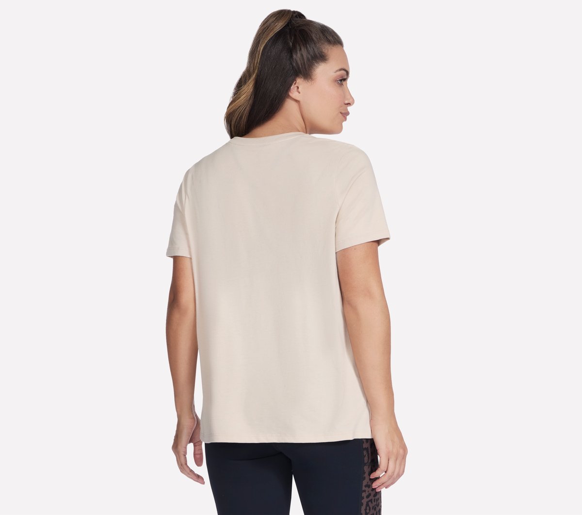 Diamond Cheetah Short Sleeve Tee / Skechers Women
